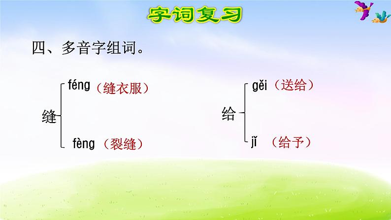 部编版六下语文期末冲刺之第4单元复习 试卷课件07