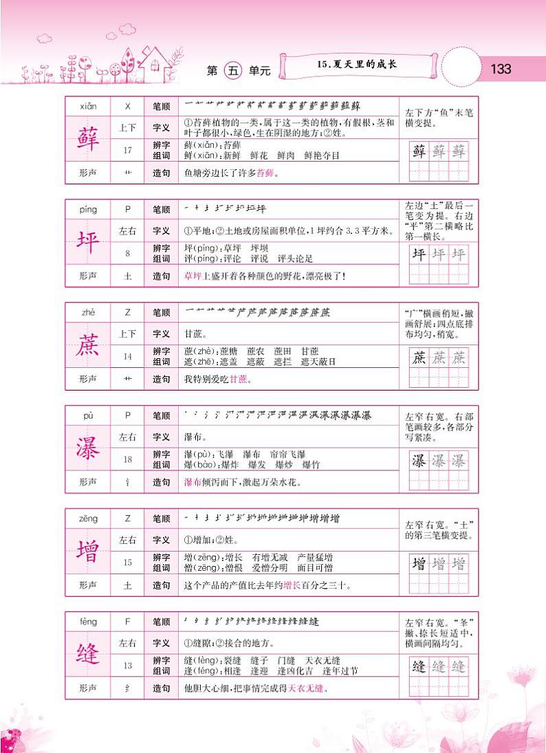 人教部编版六年级语文上册备课素材知识详解 第五单元第2页