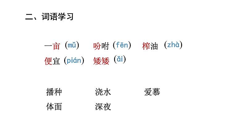 语文部编版五年级上册2.落花生(ppt课件+课时训练) -06