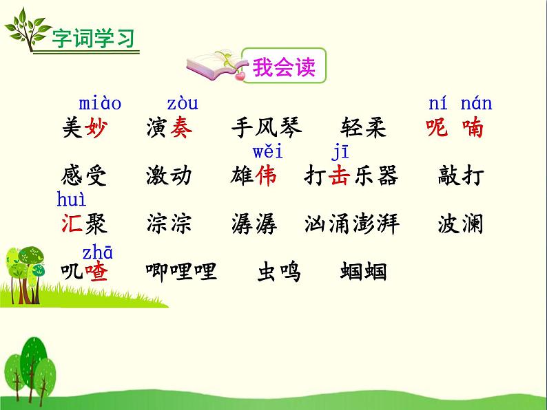 《大自然的声音》PPT优秀课件10第3页