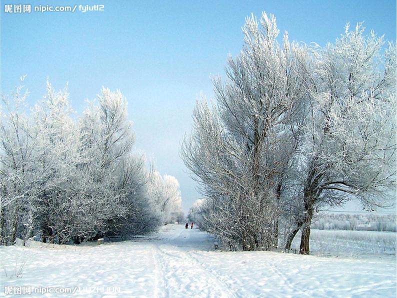 部编教材一年级《雪地里的小画家》优秀--完整两课时课件PPT第3页