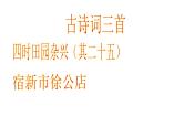 1 古诗词三首 课件
