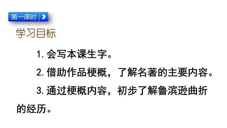 语文六年级下册5 鲁滨逊漂流记（节选） 课件（含音频视频素材 课文朗读视频 生字视频）04