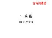 部编版语文六年级下册-07古诗词诵读-01采薇（节选）-课件04