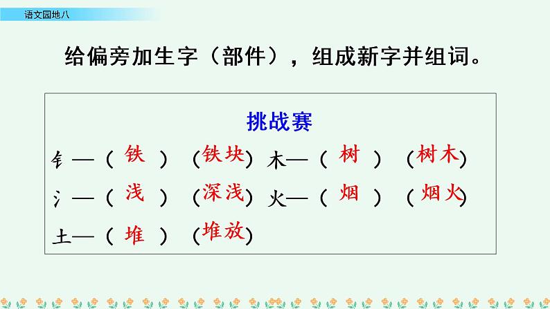 部编版语文二年级下册：语文园地八 精品PPT课件（含音/视频）08