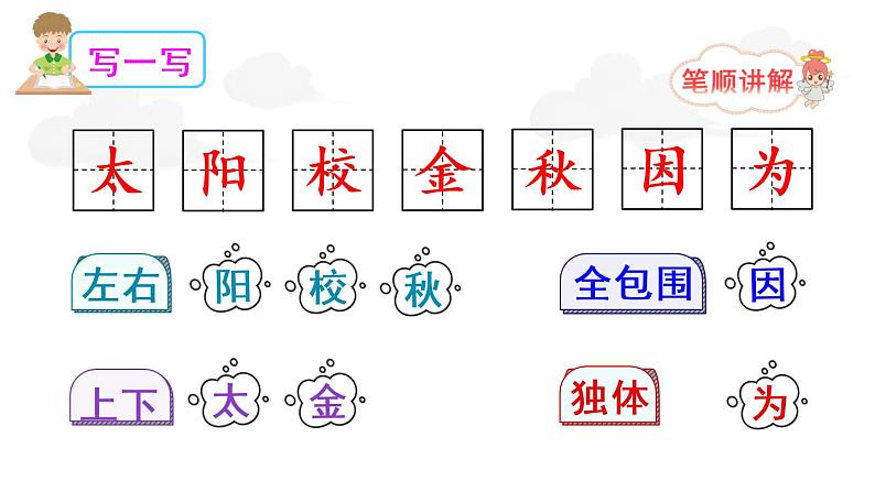 4 四个太阳（课件）小学语文一年级下册第8页