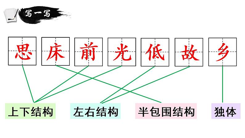 8 静夜思（课件）小学语文人教部编版一年级下册06