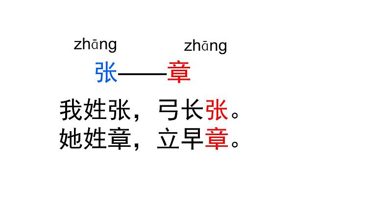 一年级下册语文课件识字一2. 姓氏歌(人教部编版)(共16张PPT)第6页