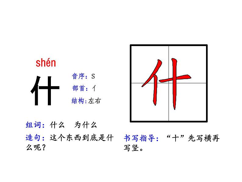 一年级下册语文课件识字一2. 姓氏歌(人教部编版)(共21张PPT)07