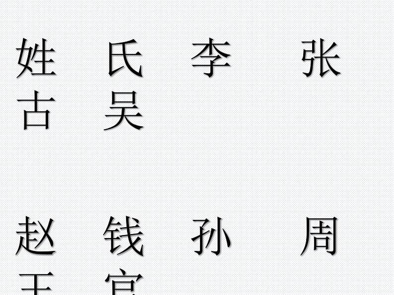 一年级下册语文课件识字一2. 姓氏歌(人教部编版) (共20张PPT)06