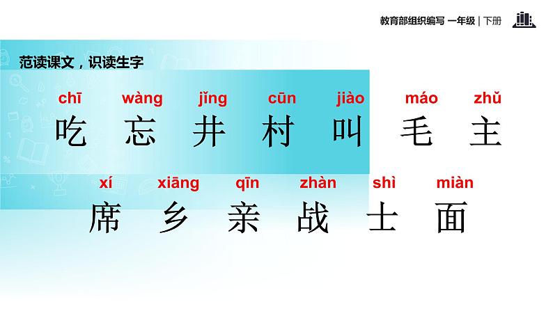 一年级下册语文课件-1.吃水不忘挖井人 (人教部编版)(共20张PPT)第4页