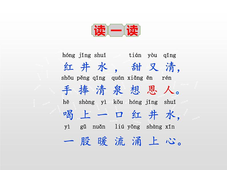 一年级下册语文课件-1.吃水不忘挖井人(两课时)人教部编版 (共47张PPT)第3页