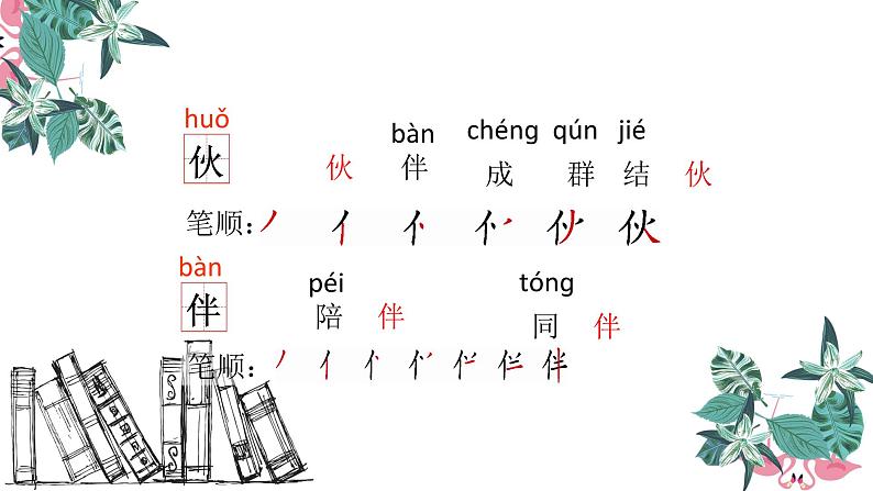 一年级下册语文课件-3.一个接一个（人教部编版）(共21张PPT)第7页