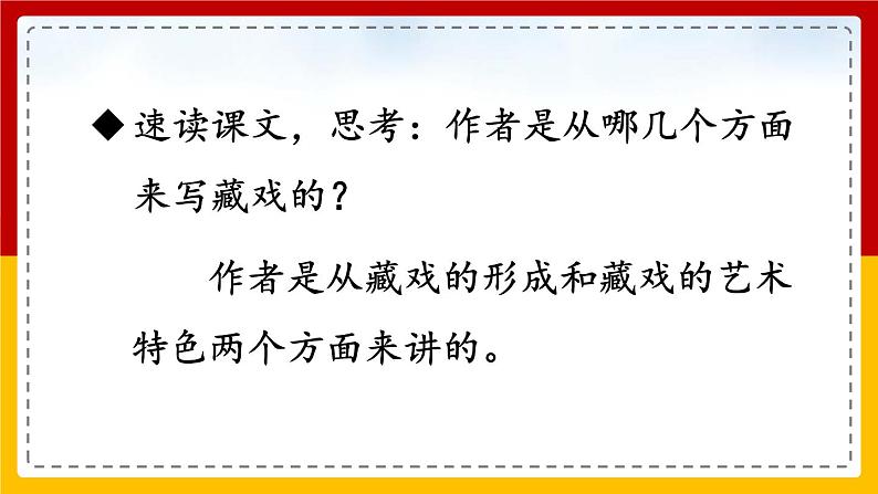 小学语文人教部编版六年级下册《4 藏戏》课件第6页