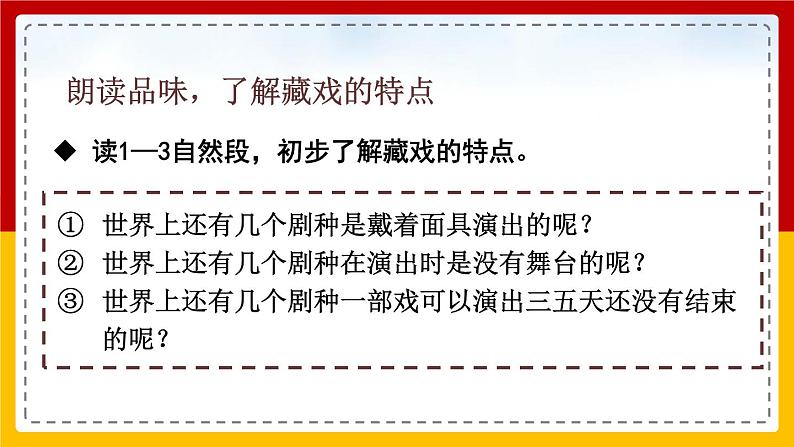 小学语文人教部编版六年级下册《4 藏戏》课件第8页