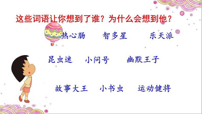 小学  语文 人教部编版 三年级下册第六单元习作《身边那些有特点的人》课件02