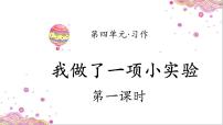 小学语文人教部编版三年级下册习作：我做了一项小实验备课ppt课件