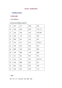 人教部编版三年级下册单元综合与测试学案