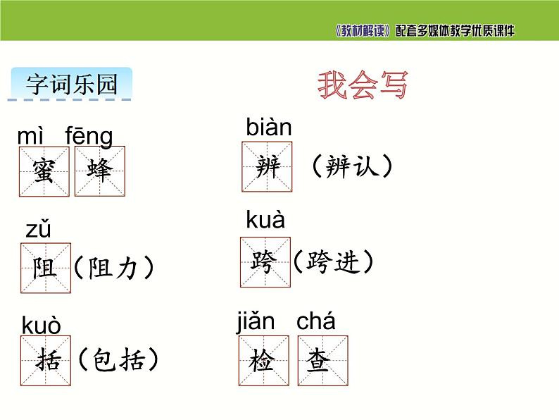 小学 语文人教部编版三年级下册第四单元14 蜜蜂课件06