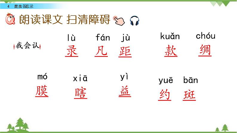 人教部编版三年级下册1.4昆虫备忘录课件第4页