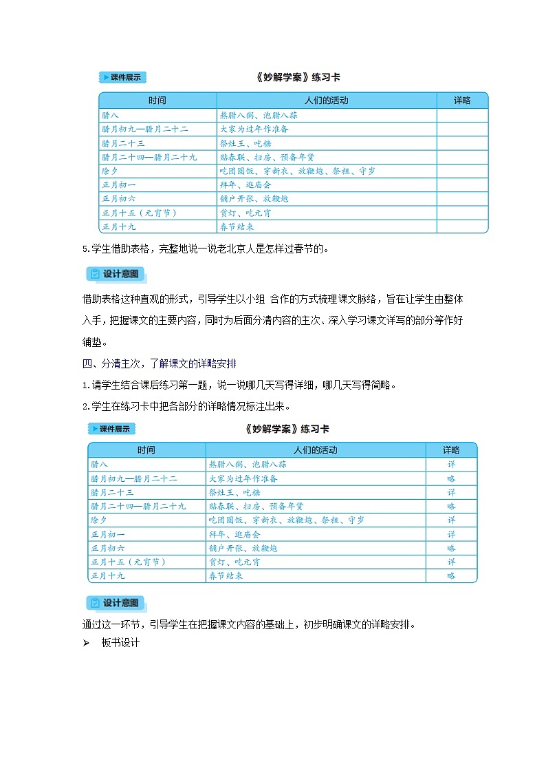 六年级语文下册第1单元  第1课《北京的春节》教案03