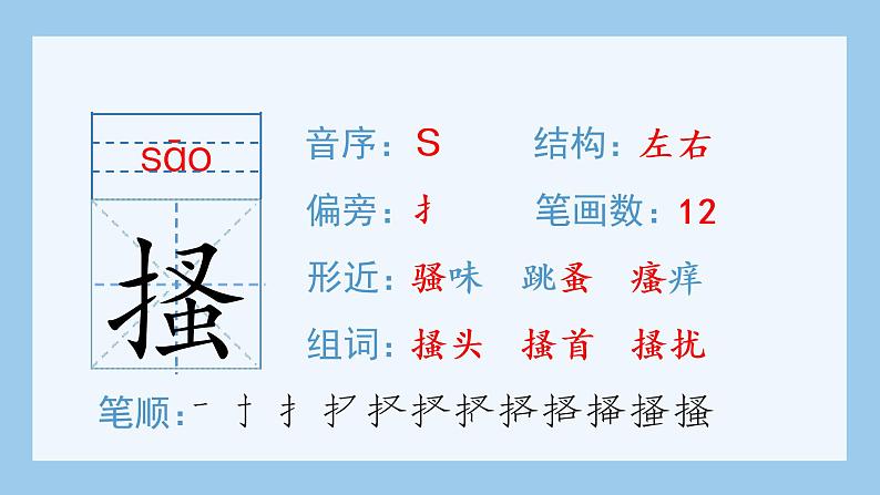 22.手指（生字+听写）PPT课件03