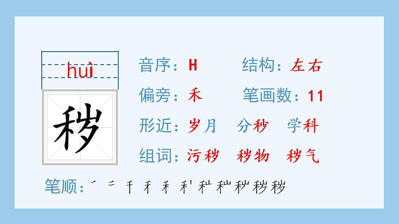 22.手指（生字+听写）PPT课件05