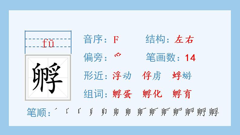 人教部编版语文四年级下册 14.母鸡（生字+听写）PPT课件08