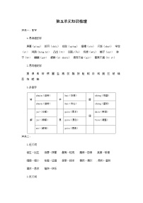 语文六年级下册第五单元单元综合与测试教案设计