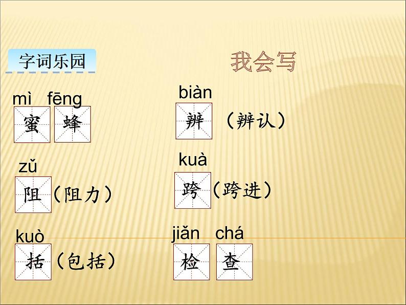 部编版小学语文三年级下册课件14《蜜蜂》 (22张)课件第6页