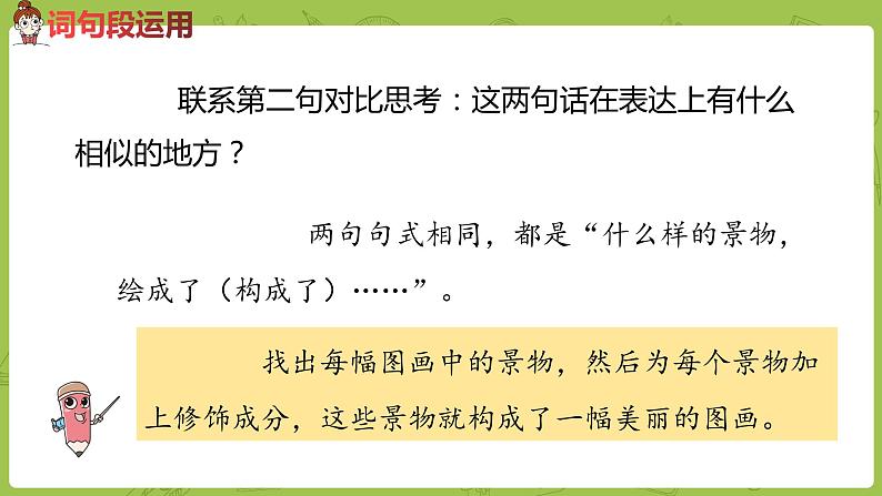 部编版四年级语文下册 第1单元语文园地（PPT课件）06