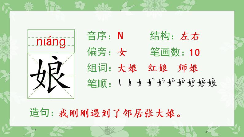 人教部编版语文二年级下册 2 找春天（生字+听写）PPT课件05