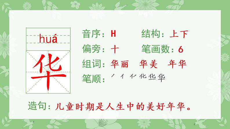人教部编版语文二年级下册 识字1 神州谣（生字+听写）PPT课件03