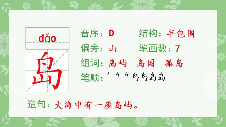 人教部编版语文二年级下册 识字1 神州谣（生字+听写）PPT课件04