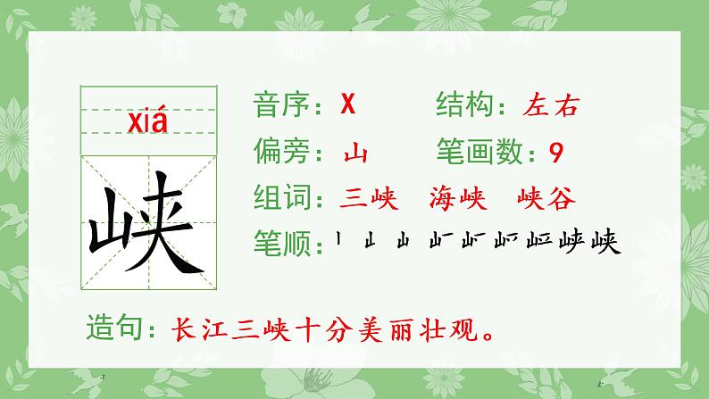 人教部编版语文二年级下册 识字1 神州谣（生字+听写）PPT课件05