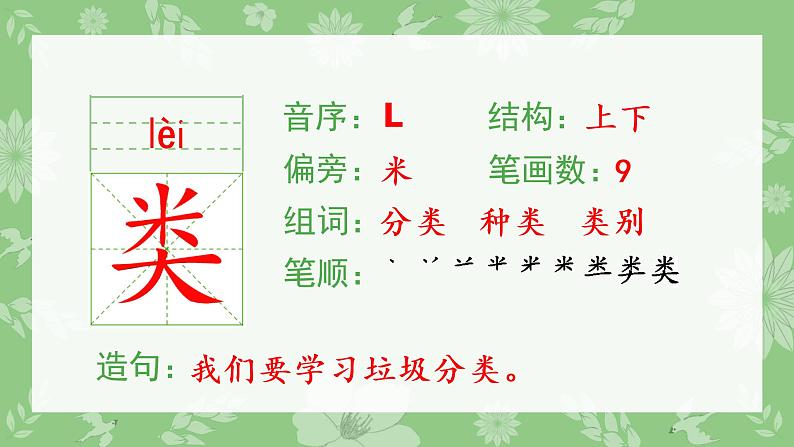 人教部编版语文二年级下册 25 羿射九日（生字+听写）PPT课件04