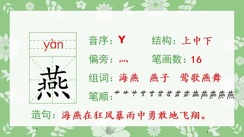 人教部编版语文三年级下册 1 古诗三首（生字+听写）PPT课件03