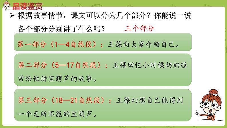部编版四年级语文下册 第8单元第26课《宝葫芦的秘密（节选）》（PPT课件）04