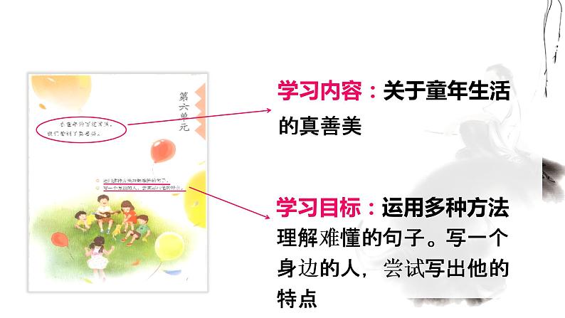 部编语文三下：18 童年的水墨画 精品PPT课件+音视频素材02