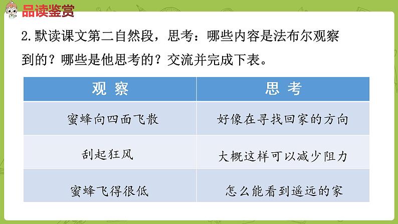部编版三年级语文下册 第4单元 14.《蜜蜂》（PPT课件）04
