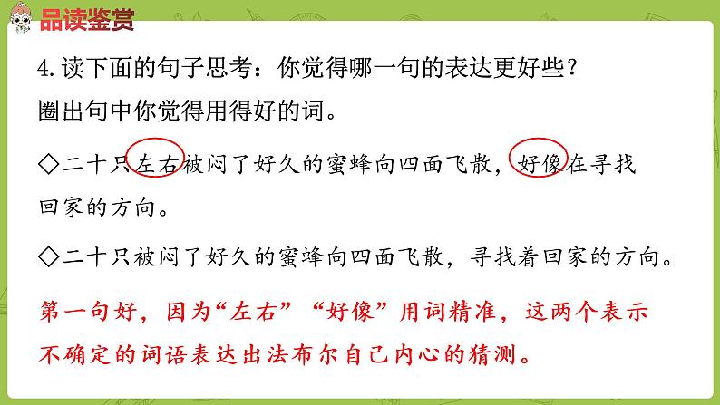 部编版三年级语文下册 第4单元 14.《蜜蜂》（PPT课件）06