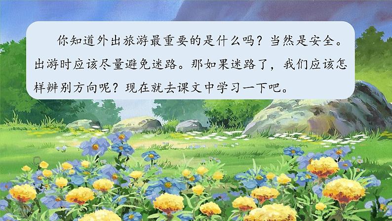 统编版语文二年级（下）第6单元17《要是你在野外迷了路》课时2第2页
