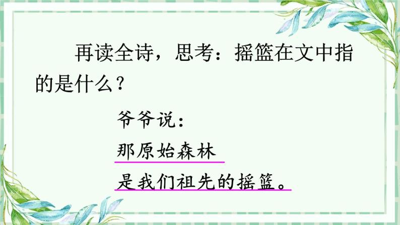 部編版語文二年級下冊 23.《祖先的搖籃》課件010