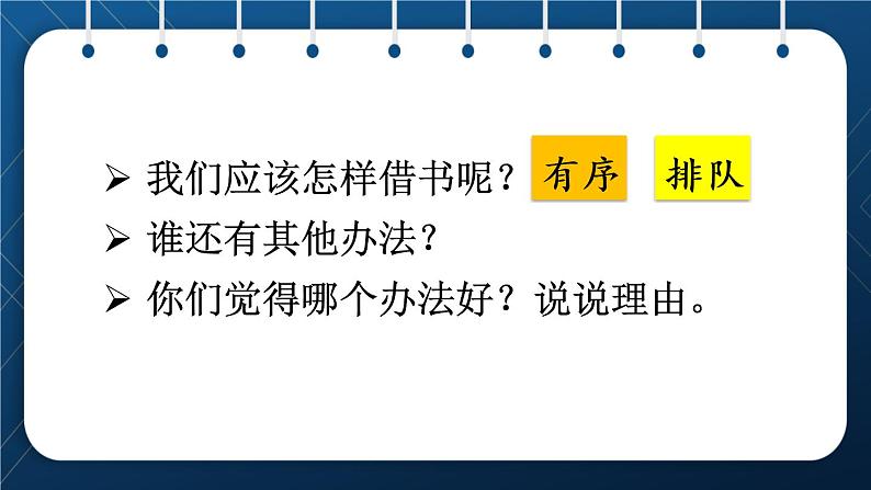 部编版语文二年级下册 课文 4 《口语交际：图书借阅公约》课件06