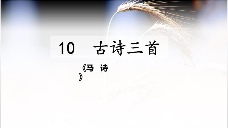 人教部编版 六年级下册语文10、古诗三首《马诗》课件第4页