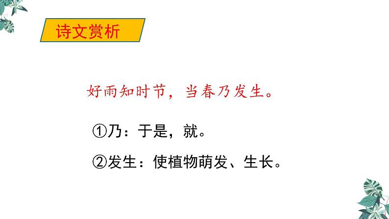 六年级下册语文课件-古诗词诵读 3.春夜喜雨 人教部编版08