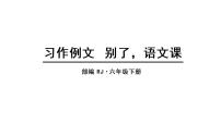 小学语文人教部编版六年级下册别了，语文课图文课件ppt