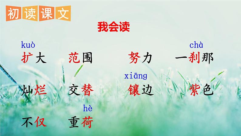 部编版四年级语文下册 第五单元 16 海上日出 课件PPT05