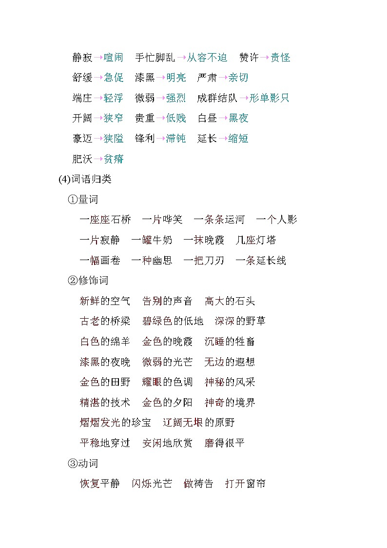 第七单元知识小结第3页