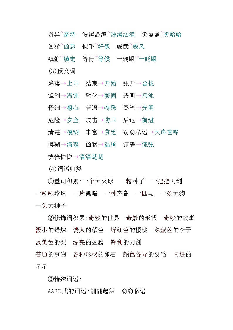 第七单元知识小结第3页